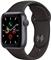 Refurbished Apple Watch Series 5 (2019), 44mm, GPS Cellular, Space Black Stainless Steel