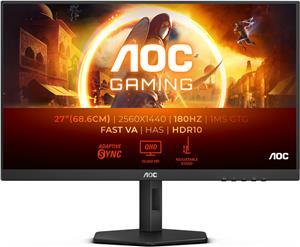 AOC Q27G4XN, IPS 27", DP, 2xHDMI, HAS, 180Hz, QHD