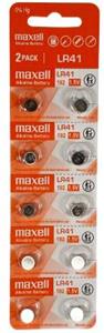 Maxell alkalna dugmasta baterija LR41, 10 kom, 5x2