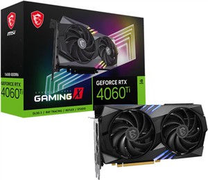 MSI GAMING GEFORCE RTX 4060 TI X 16G graphics card NVIDIA 16 GB GDDR6