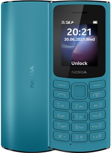 Nokia 105 4G (2023) (Cyan) DS 1.8" TFT LCD 120x160/48MB/128MB RAM/GSM/LTE | Nokia