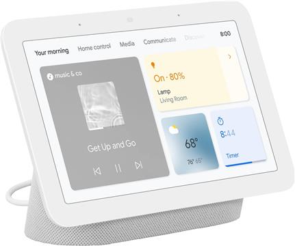 Pametni zaslon Google Nest Hub (2. Gen.) Smart Display Kreide PN: GA01331-IT