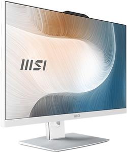 MSI AIO Modern AM242P 12M-1249XEU i3-1215U 23.8" IPS LED FHD Non-Touch Anti-Glare 8GB SSD512GB M.2 AX211 WiFi 6E NoOS WHITE