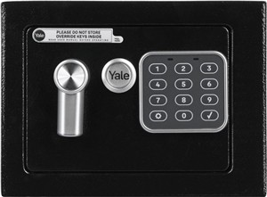 Yale YSV/170/DB2 Free Standing Safe 3.8 l Steel Black