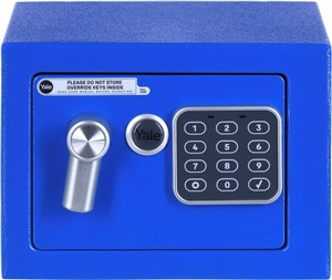 Yale YSV/170/DB2/B Freestanding safe 3.8 l Steel Blue