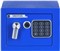 Yale YSV/170/DB2/B Freestanding safe 3.8 l Steel Blue