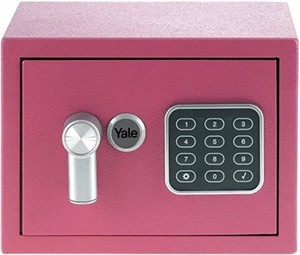 Yale YSV/170/DB2/P Freestanding safe 3.8 l Steel Pink