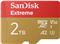 SanDisk 2TB Extreme microSDXC UHS-I with adapter up to 240MB/s, C10, U3, V30, 4K, 5K, A2, Micro SD card