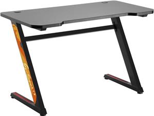 NanoRS RS120 Gaming Computer Desk, Modern Design, Light and Stable ( 50kg max load), Black & Orange,