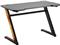 NanoRS RS120 Gaming Computer Desk, Modern Design, Light and Stable ( 50kg max load), Black & Orange,