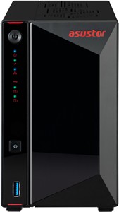 ASUSTOR NAS AS5402T 2x 3.5" 2x M.2 cache 2x 2.5Gbe Celeron QuadCore N5105 2.9GHz 4GB single PSU desktop