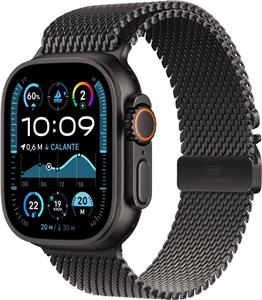 APPLE Watch Ultra 2 GPS + Cellular 49mm Black Titanium Case with Black Titanium Milanese Loop - S