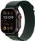 APPLE Watch Ultra 2 GPS + Cellular 49mm Black Titanium Case with Dark Green Alpine Loop - Large