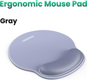 Ugreen ergonomic mouse pad with wrist rest - gray blue