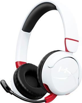 Dječje slušalice HyperX Cloud Mini Kids Wireless, bežične, gaming, mikrofon, over-ear, PC, PS4, PS5, Switch, White, 7G8F2AA