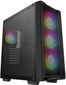 Case DeepCool CC560 MESH V2, ATX, Midi-Tower, ARGB, Tempered Glass, Black