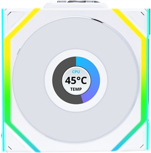 Fan Lian Li UNI FAN SL Wireless LCD 120 ARGB PWM 120mm, White