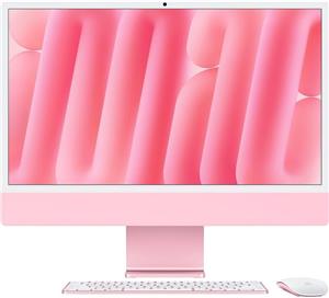 Apple 24-inch iMac with Retina 4.5K display: Apple M4 chip with 10-core CPU and 10-core GPU, 16GB, 512GB SSD - Pink