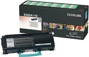 Toner Lexmark E260A11E, Black