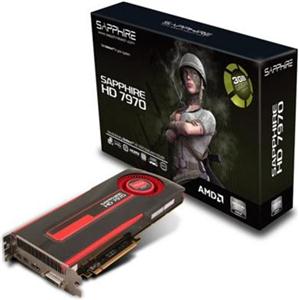 Grafička kartica Sapphire HD7970 GDDR5 3GB/384bit, 925MHz/1375MHz, PCI-E 3.0 x16, HDMI, DVI