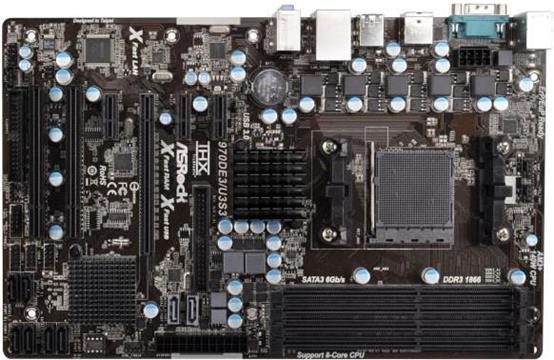 Asrock 970DE3 U3S3 - AMD 770, AMD SB710, ATX, FSB2600, Dual Channel 4xDDR3