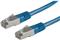 Kabel mrežni PIMF, Cat. 6, 1m, CCA, 27AWG, Savitljivi, Plavi