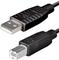 NaviaTec USB 2.0 A plug to B plug 5m black