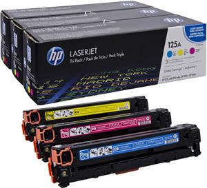 HP 125A 3-pack Cyan/Yellow/Magenta Original LaserJ