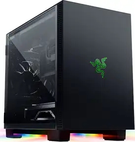Computer case Razer Tomahawk Mini-ITX, ALU, tempered glass, RC21-01400100-R3M1