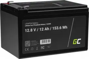 Green Cell LiFePO4 12V 12.8V 12Ah