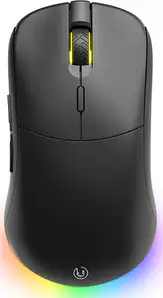 Mouse UVI ANT Wireless, RGB, 19.000 DPI, Black, USB