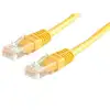 Kabel mrežni UTP, Cat. 6, 3m, CCA, 24AWG, Savitljivi, žuti
