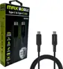MAXMOBILE DATA KABEL TYPE C-TYPE C UDC3028 KEVLAR BLACK QC 3
